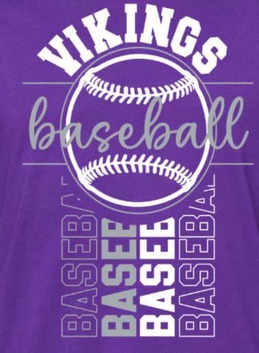 Midway - Baseball - Viking BB Vert Badge
