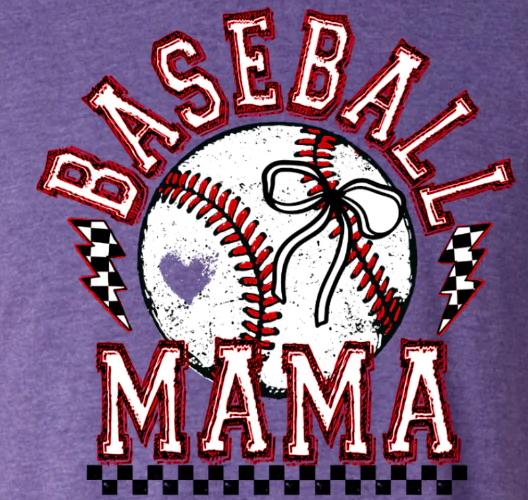 Bleacher Collection - Baseball Mama Grunge