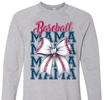 Bleacher Collection - Baseball Mama Bow