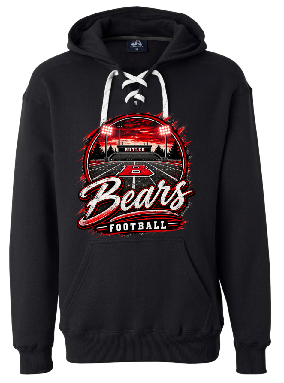 Hoodie lace - Black - B Field