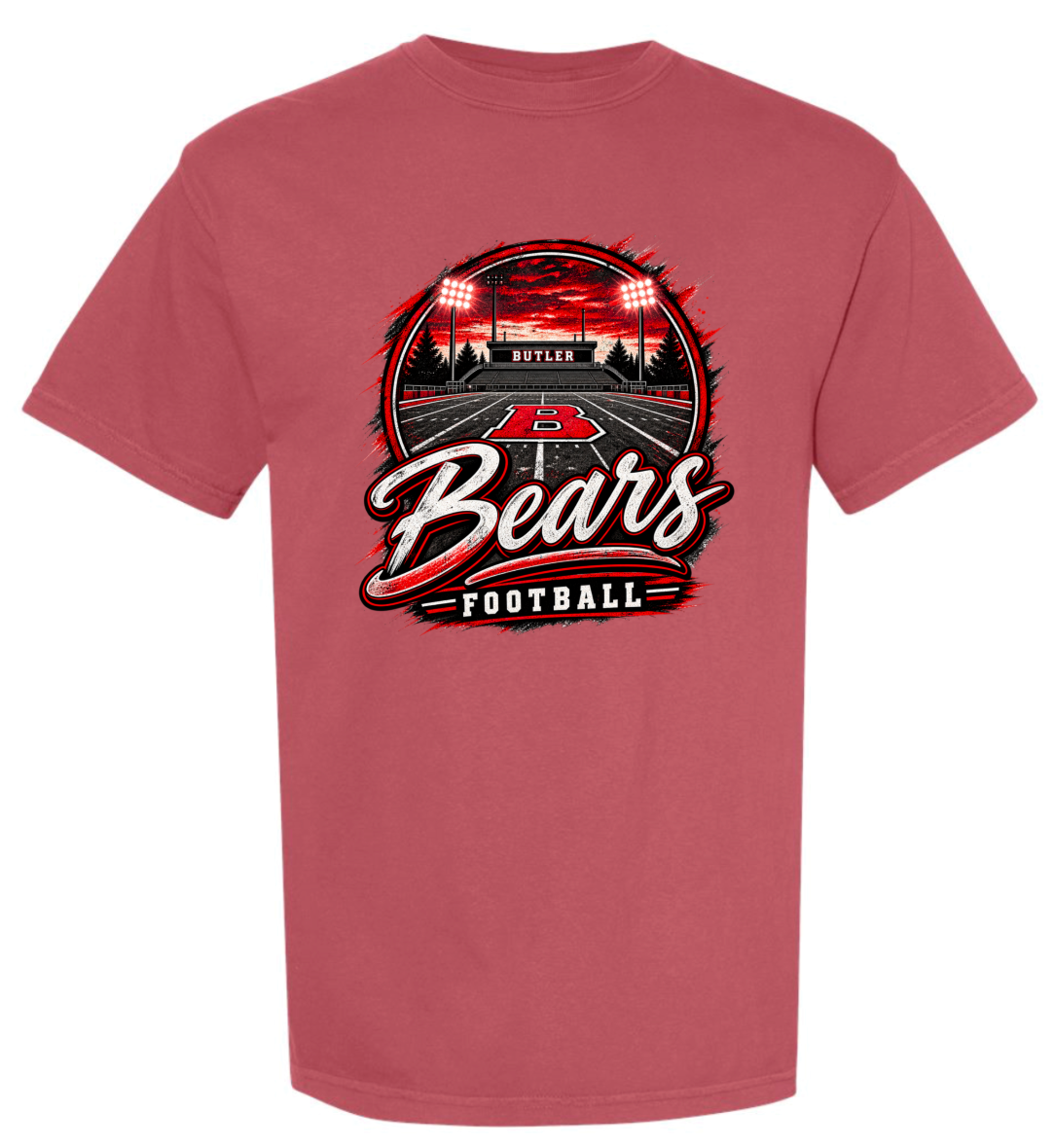 T-Shirt - Crimson - B Field