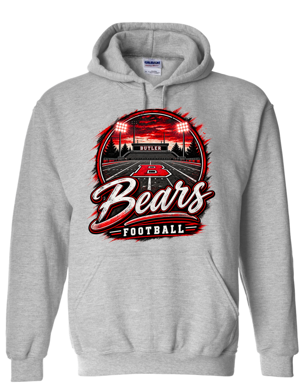 Hoodie - Sport Grey - B Field