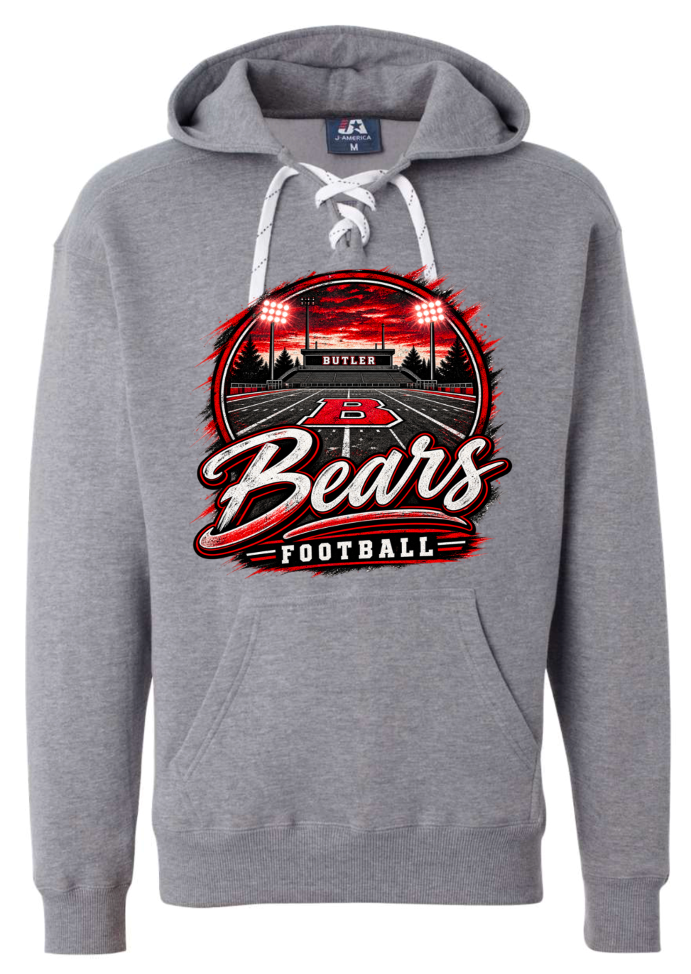 Hoodie lace - Sport Grey - B Field