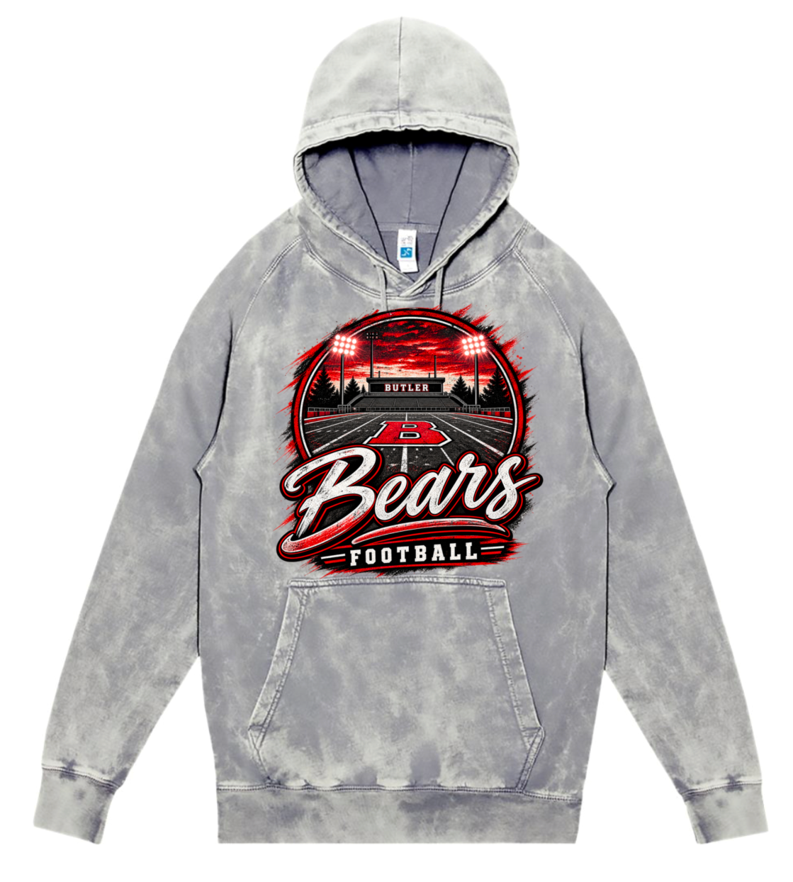 Hoodie - Silver Acid - B Field