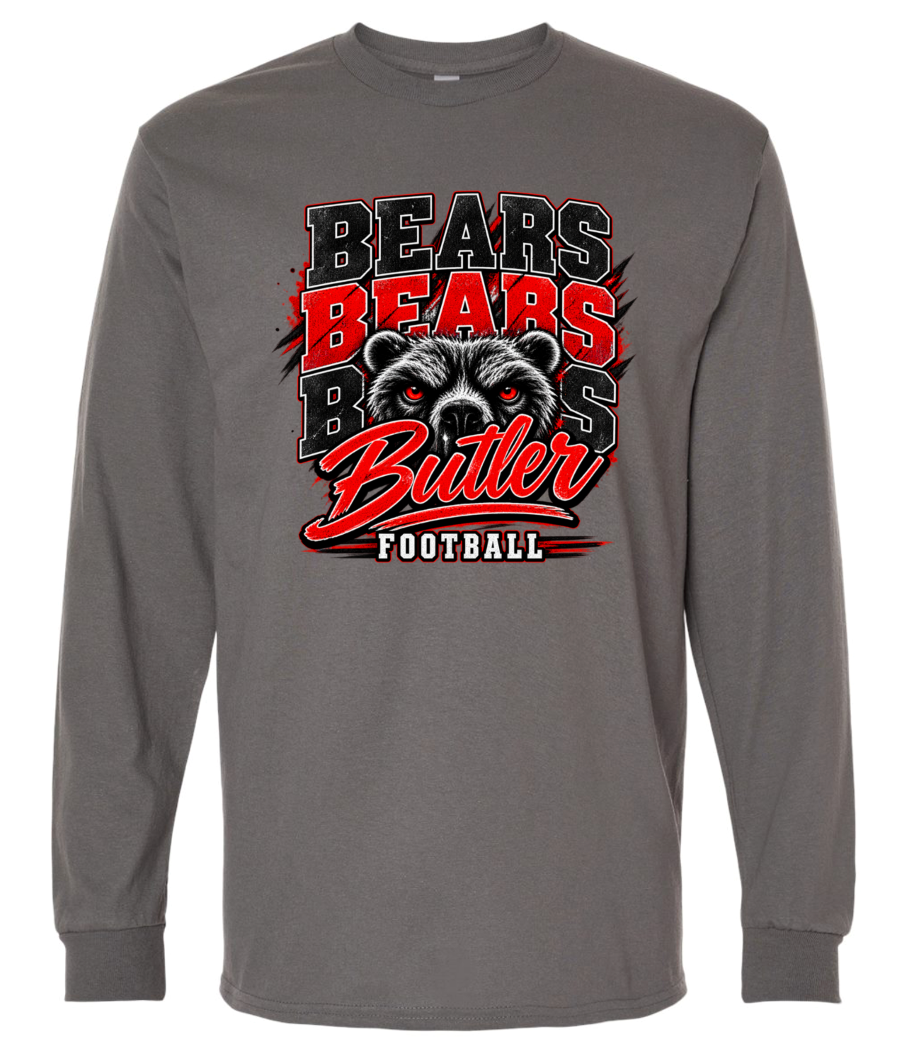 Long Sleeve - Charcoal - Bears