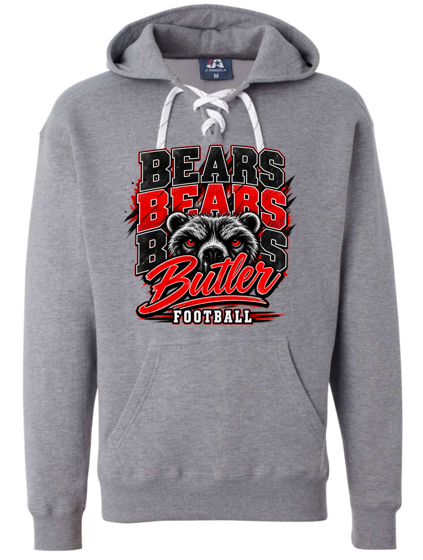 Hoodie lace - Sport Grey - Bears