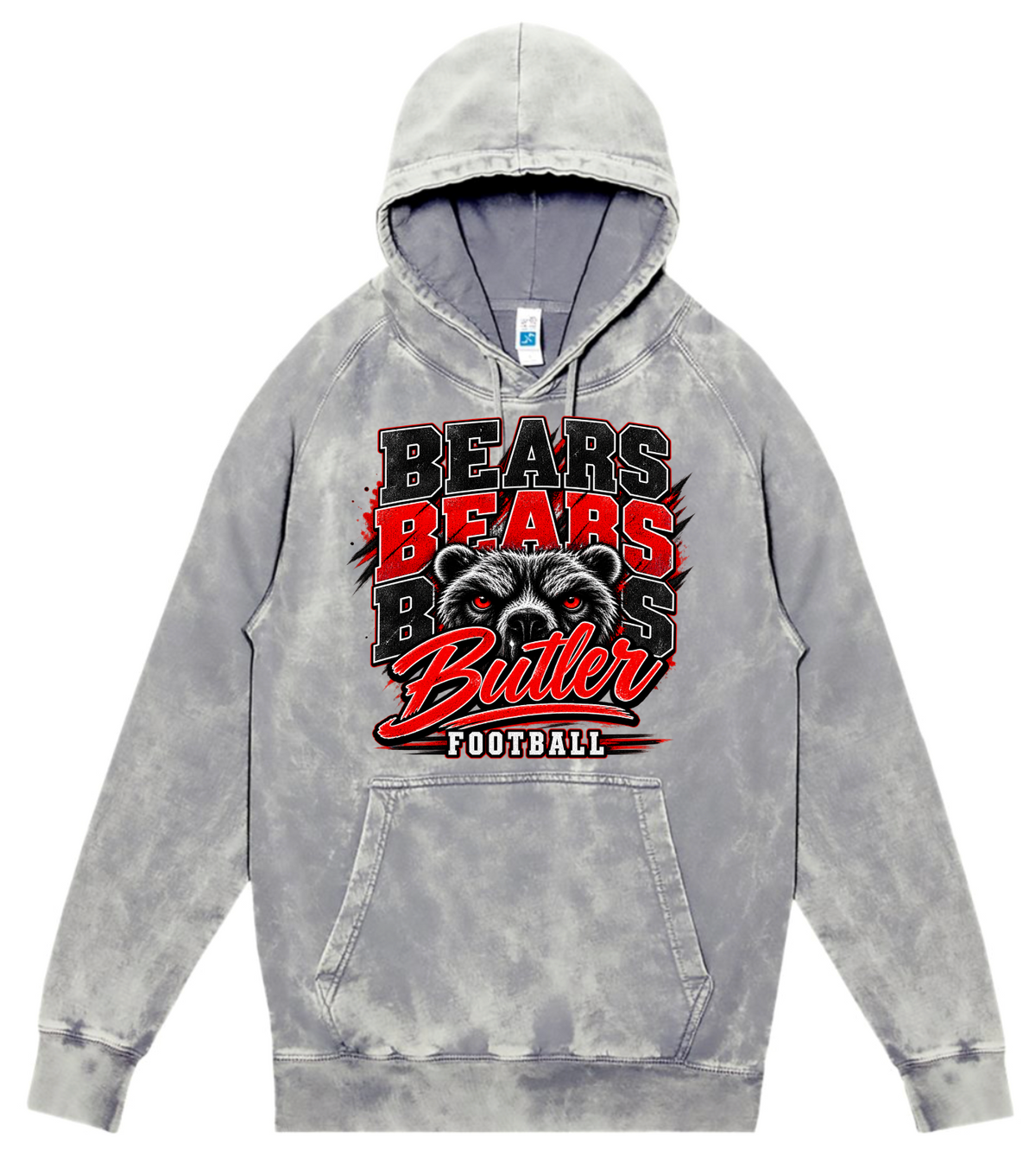 Hoodie - Silver Acid - Bears