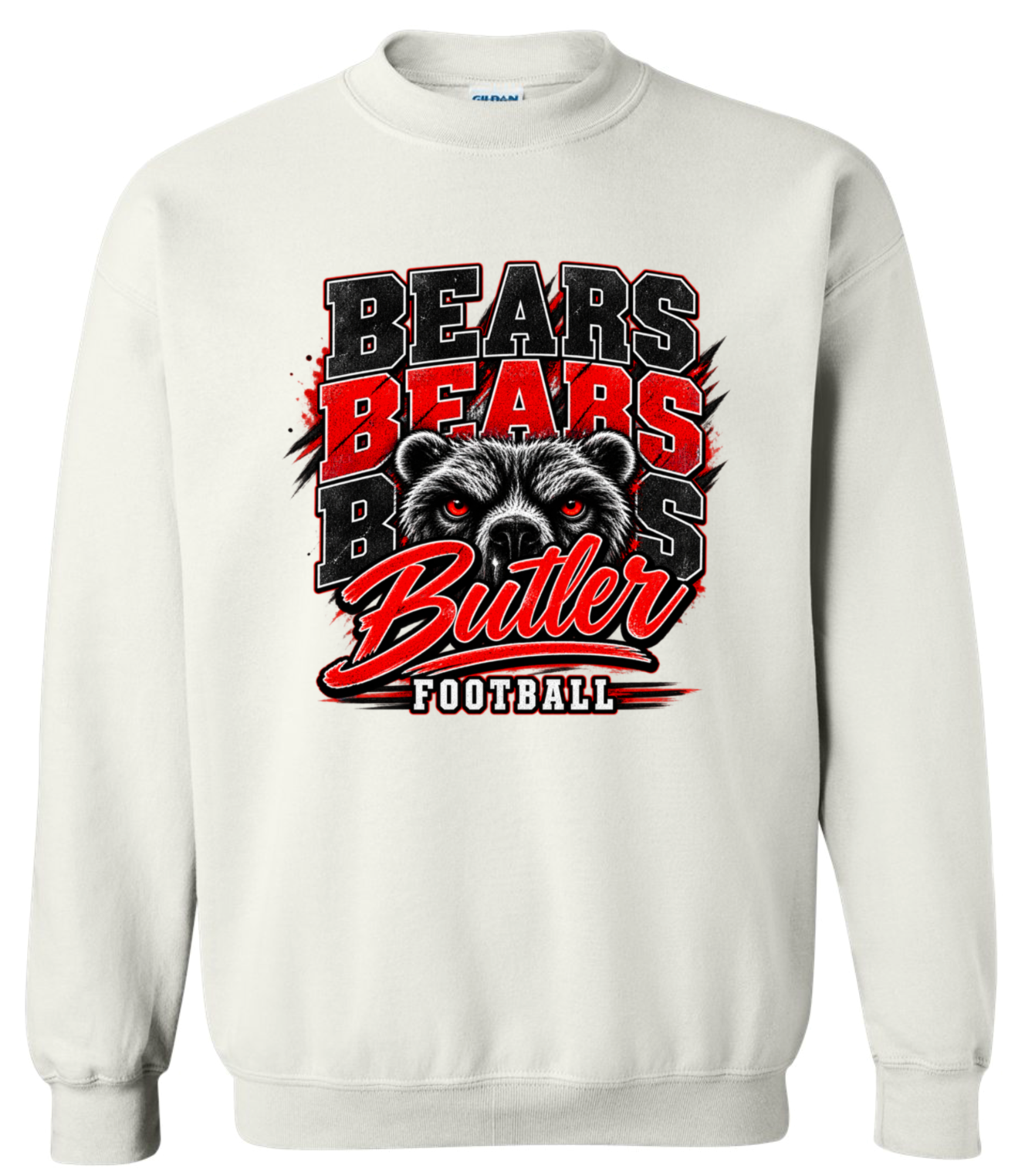 Crew Neck - White - Bears