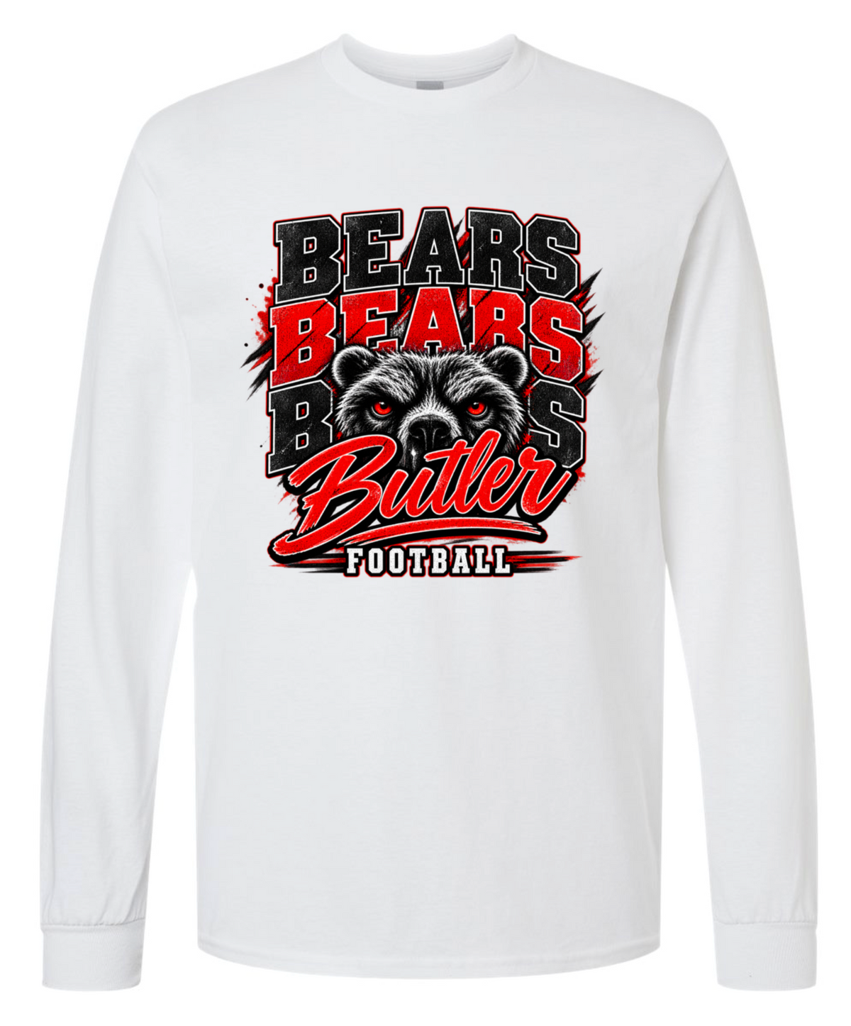 Long Sleeve - White - Bears