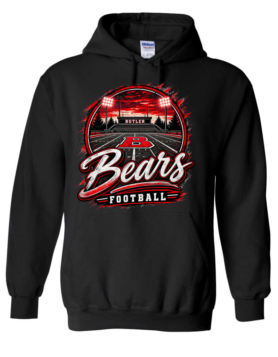 Hoodie - Black - B Field