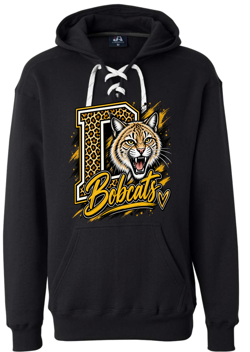Hoodie lace - Black - Big D