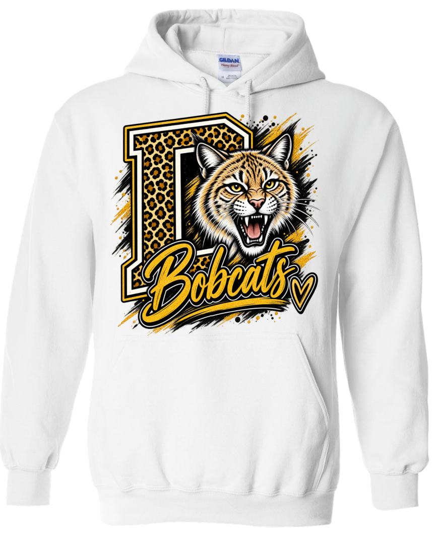 Hoodie - White - Big D