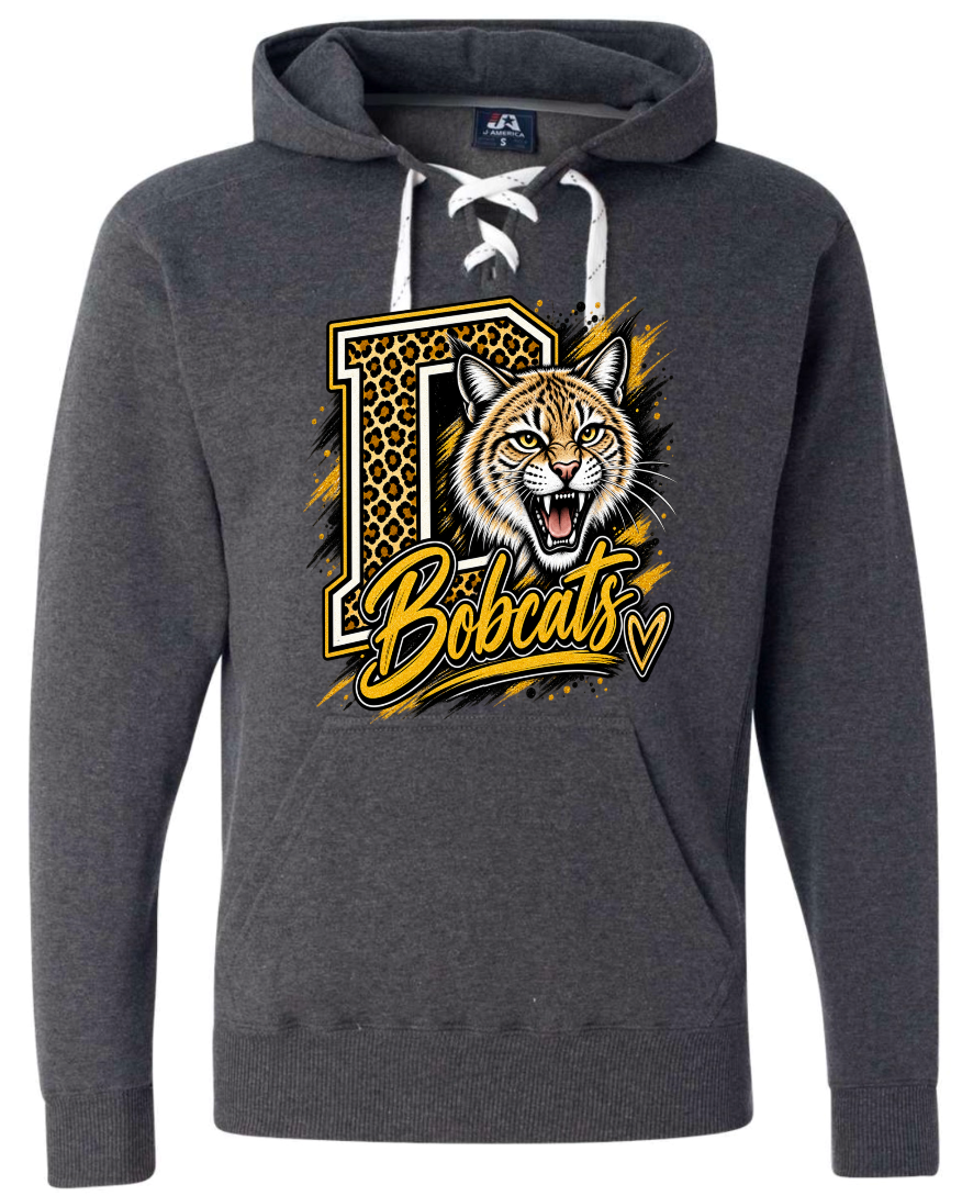 Hoodie lace - Charcoal - Big D