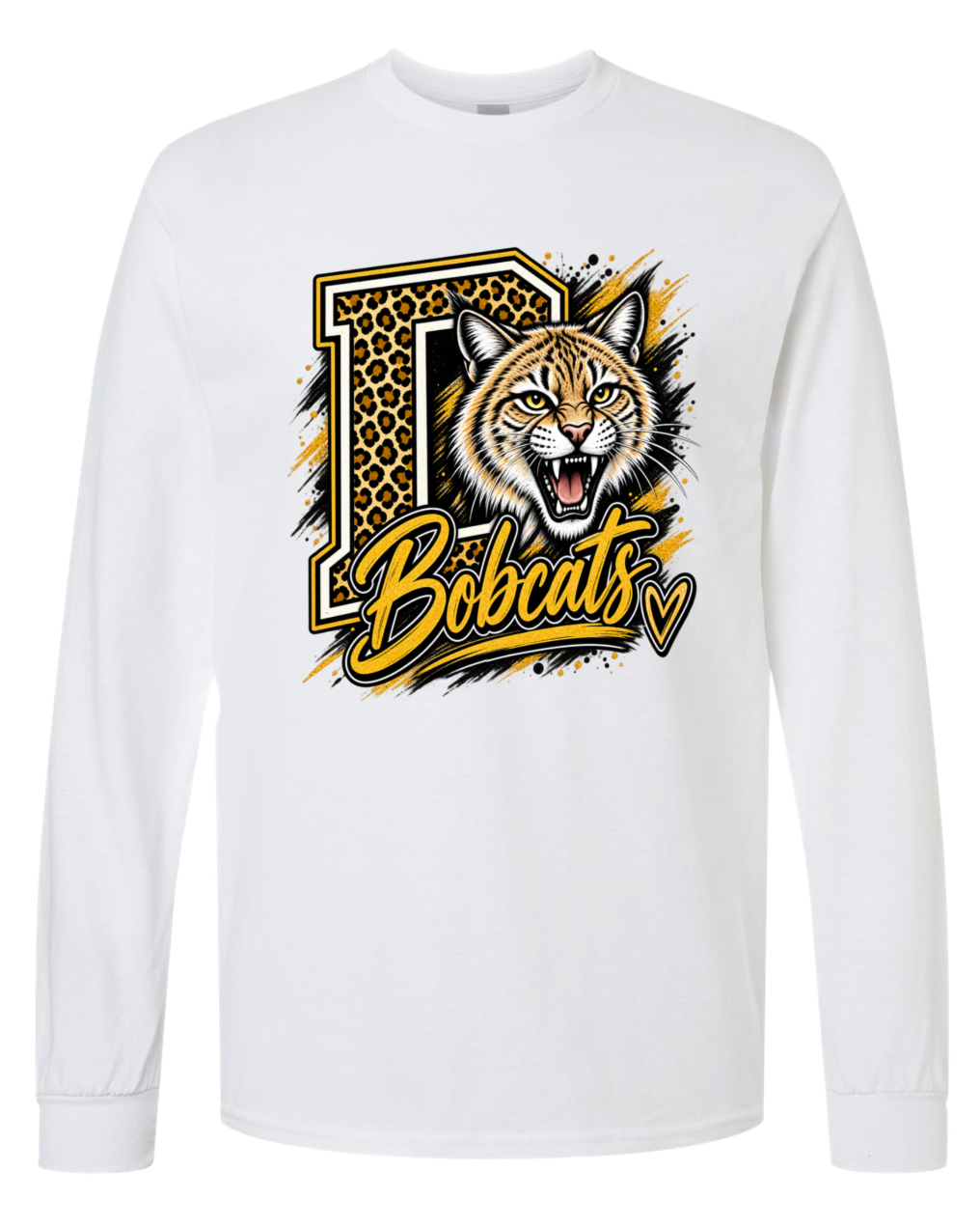 Long Sleeve - White - Big D