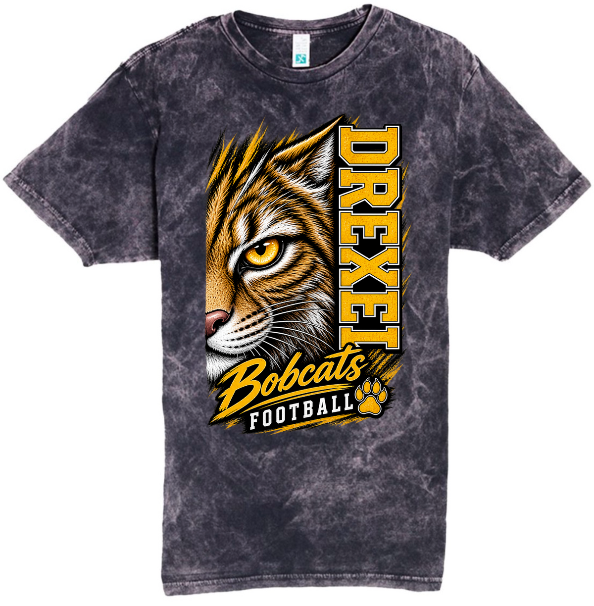 T-Shirt - Black Acid - Bobcats