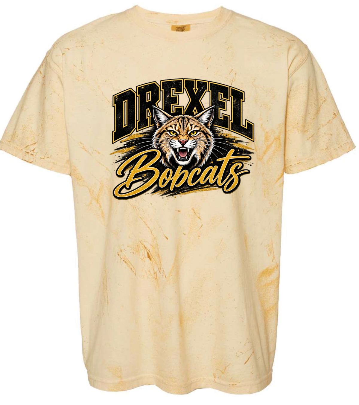 T-Shirt - Gold Smoke - Drexel Bobcats