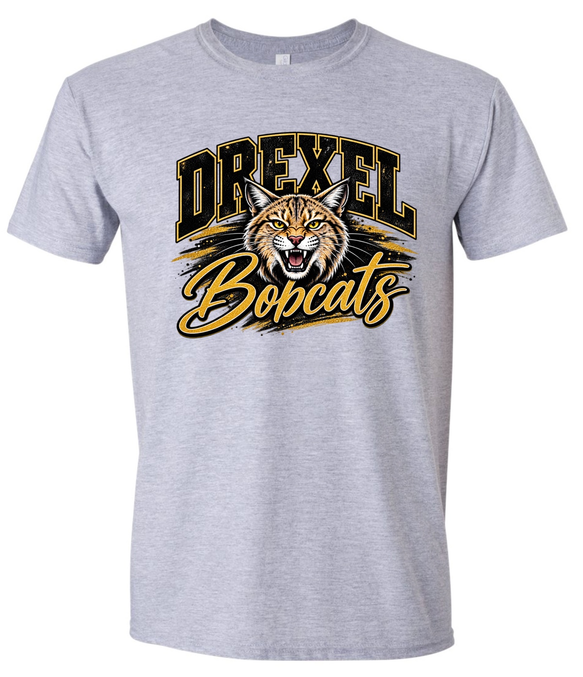 T-Shirt - Sport Grey - Drexel Bobcats