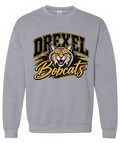 Crew Neck - Sport Grey - Drexel Bobcats