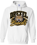 Hoodie - White - Drexel Bobcats