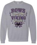 Crew Neck - Sport Grey - Bow & Pompoms