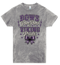 T-Shirt - Silver Acid - Bow & Pompoms