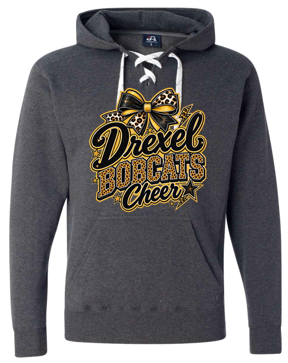 Hoodie lace - Charcoal - Bows & Bolts
