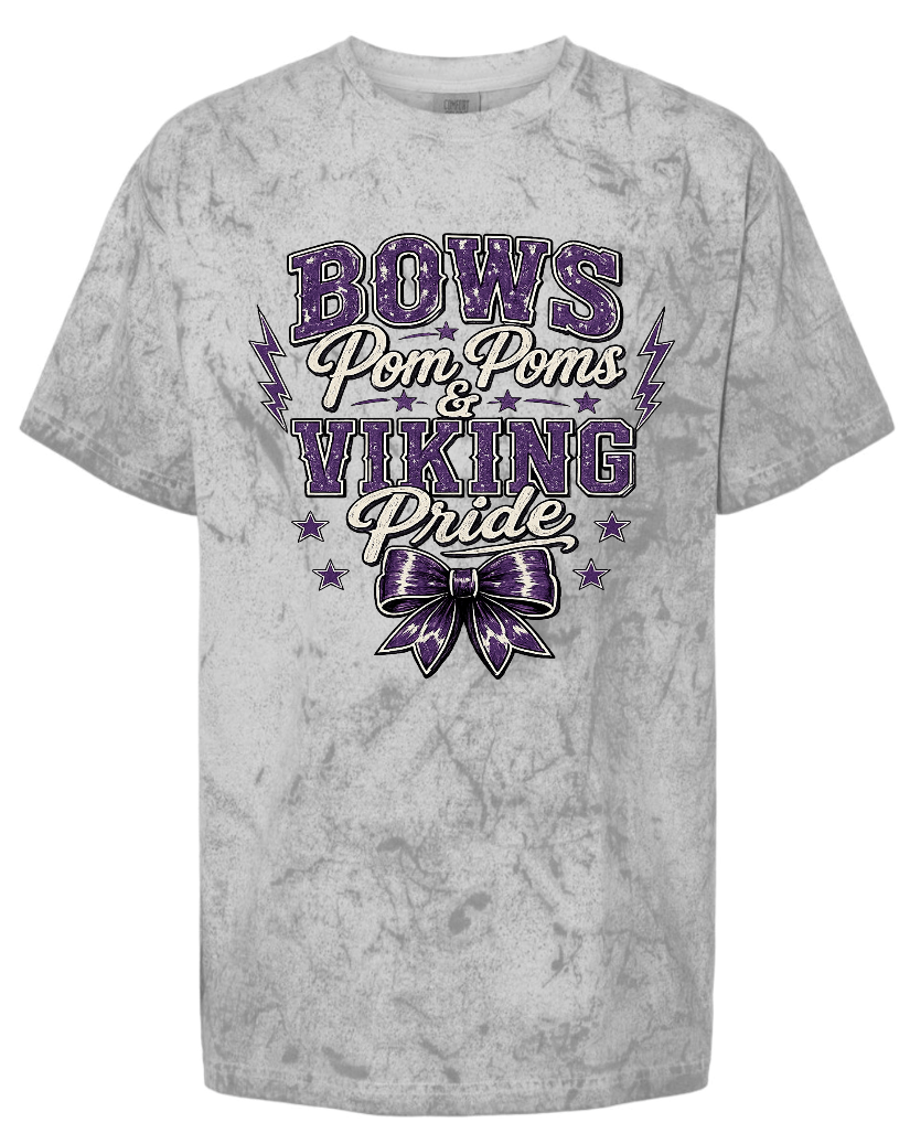 T-Shirt - Smoke - Bows & Pompoms
