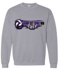 Crew Neck - Sport Grey - Bump Set Spike