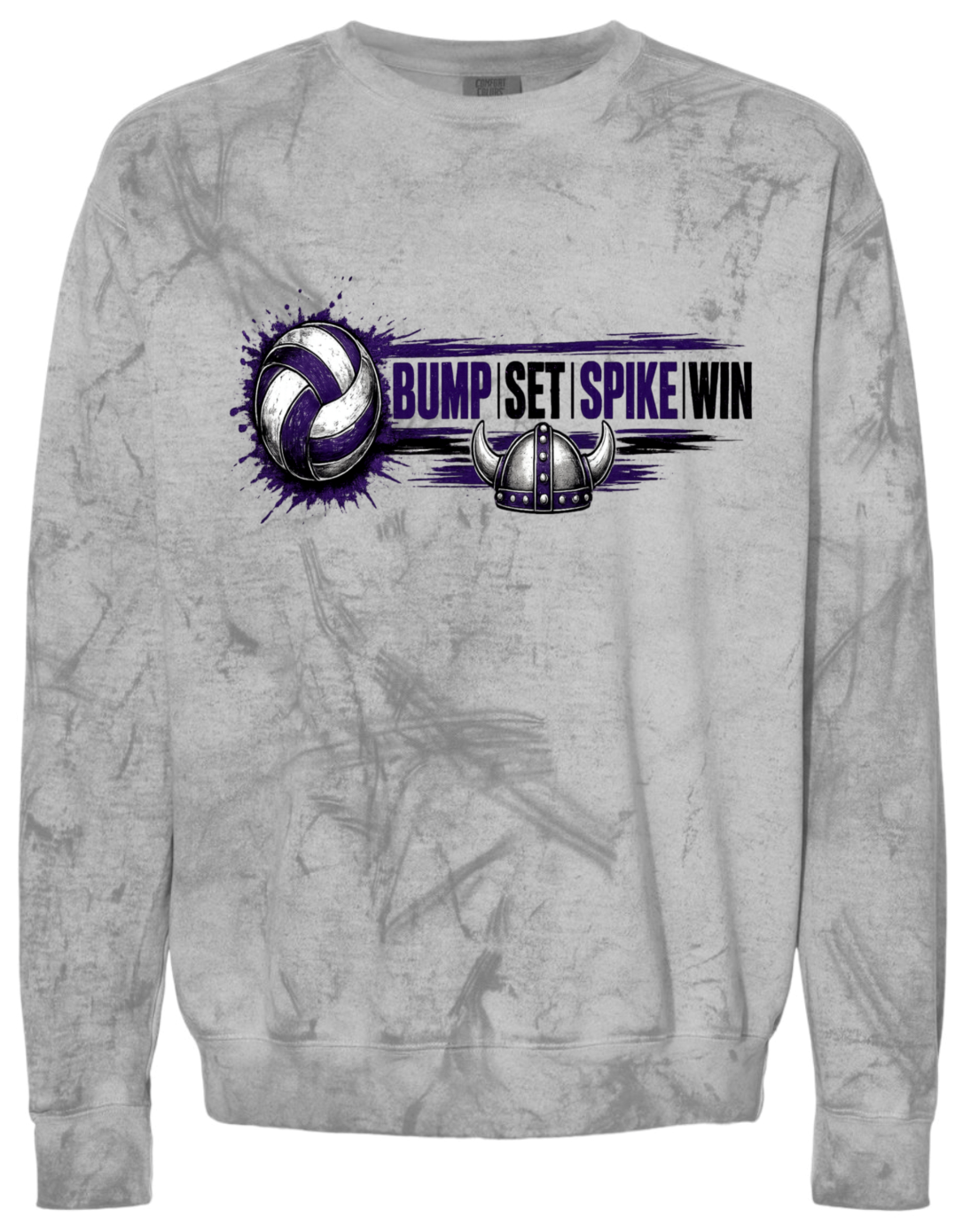 Crew Neck - Smoke - Bump Set Spike