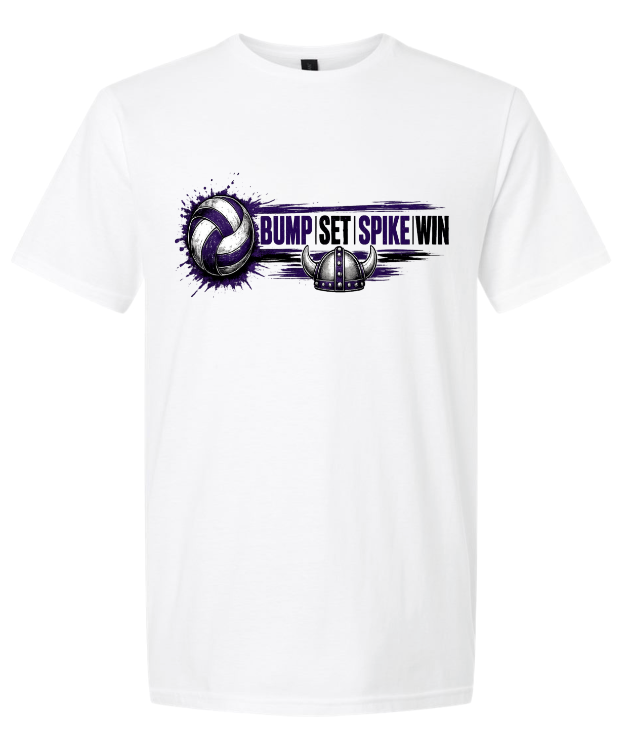 T-Shirt - White - Bump Set Spike