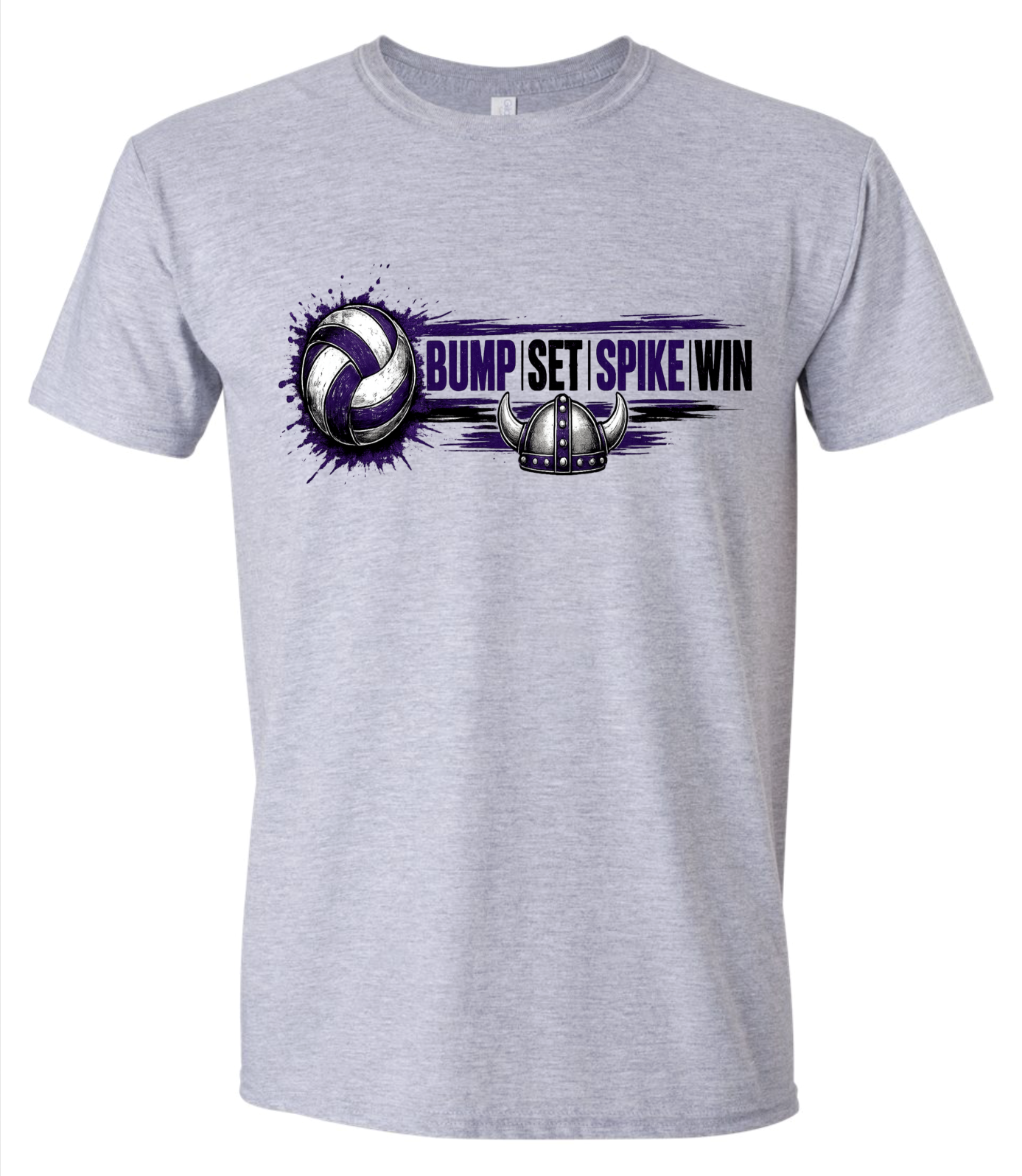 T-Shirt - Sport Grey - Bump Set Spike