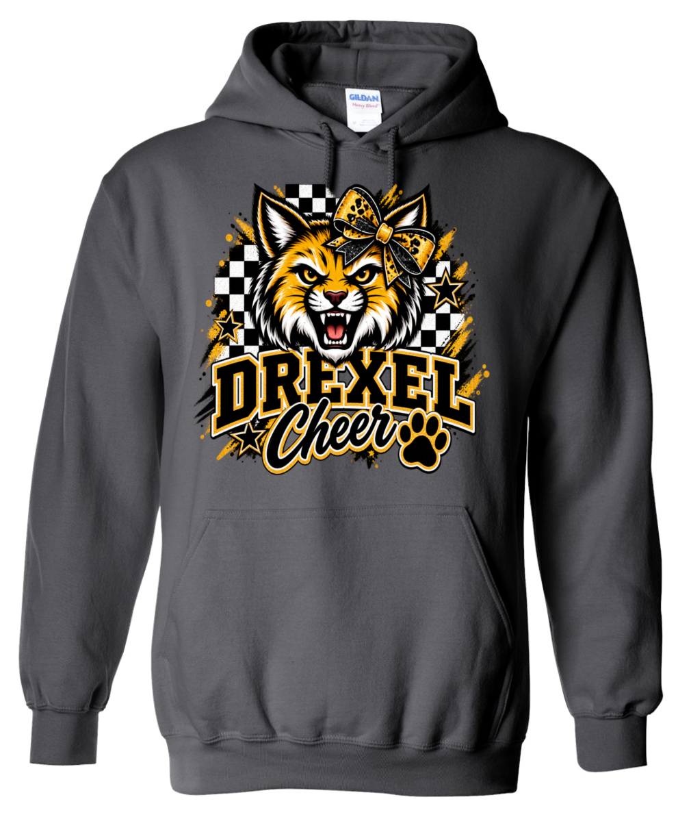 Hoodie lace - Charcoal - Checkered