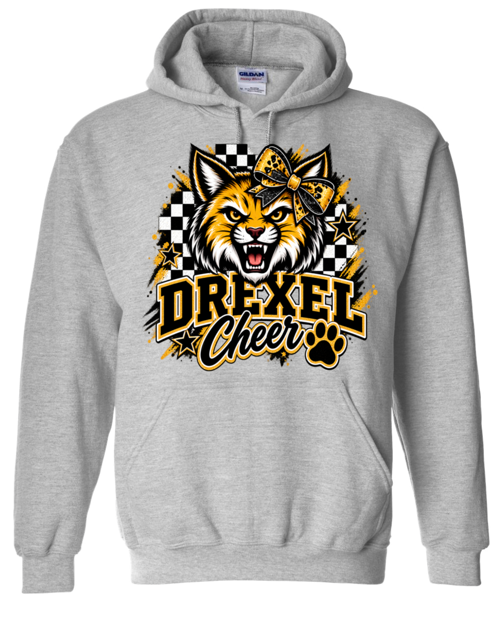 Hoodie - Sport Grey - Checkered