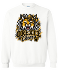 Crew Neck - White - Checkered