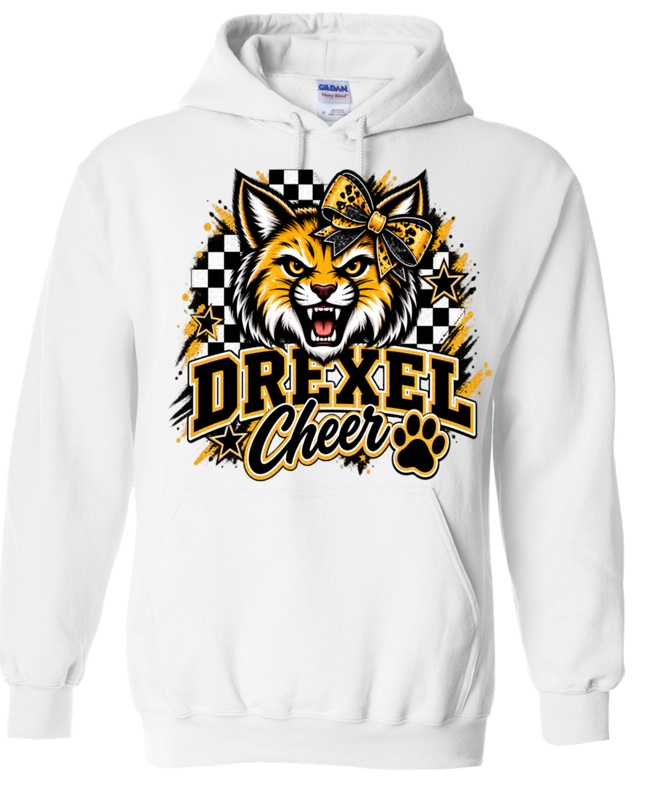 Hoodie - White - Checkered