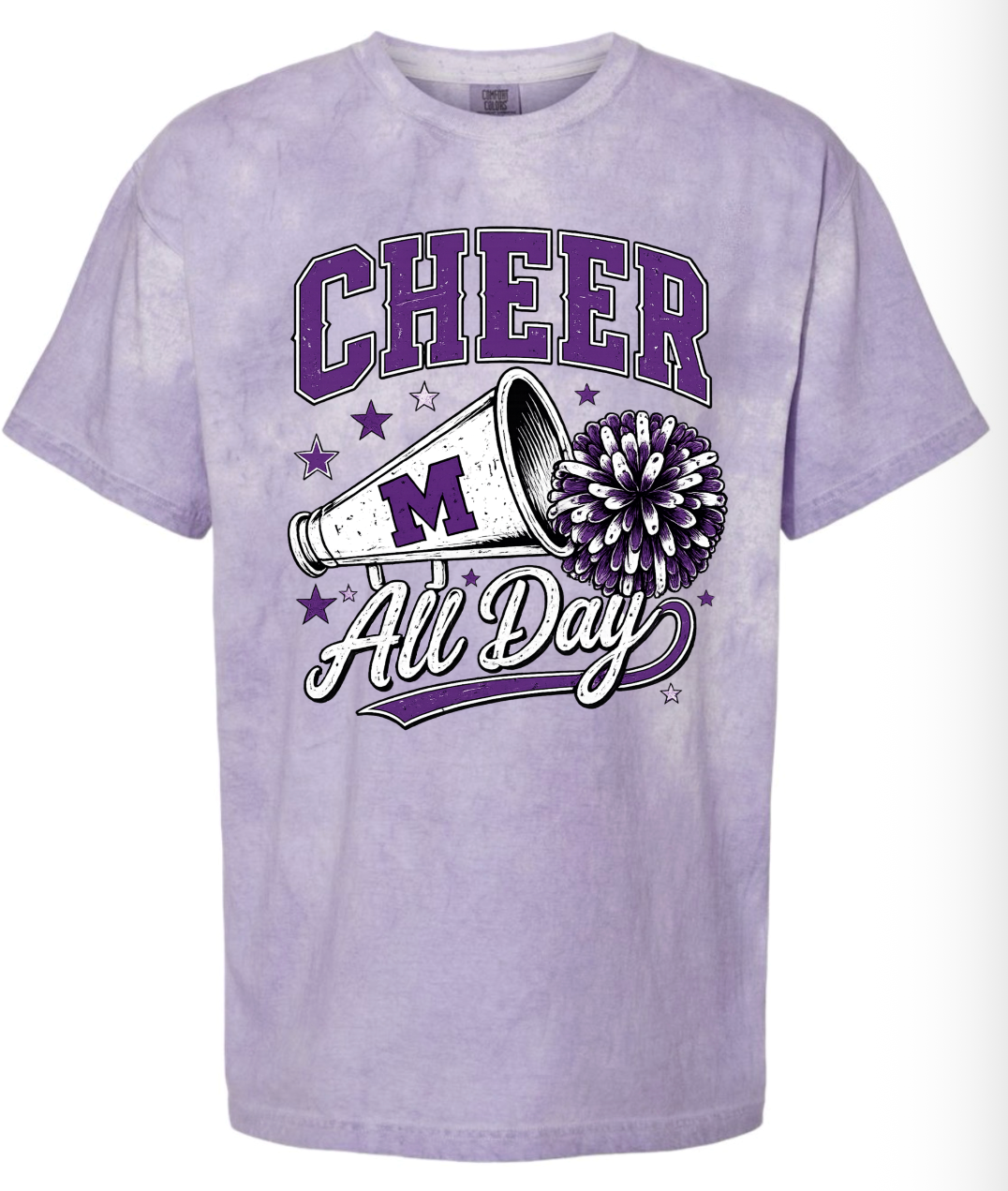 T-Shirt - Purple Smoke - Cheer All Day