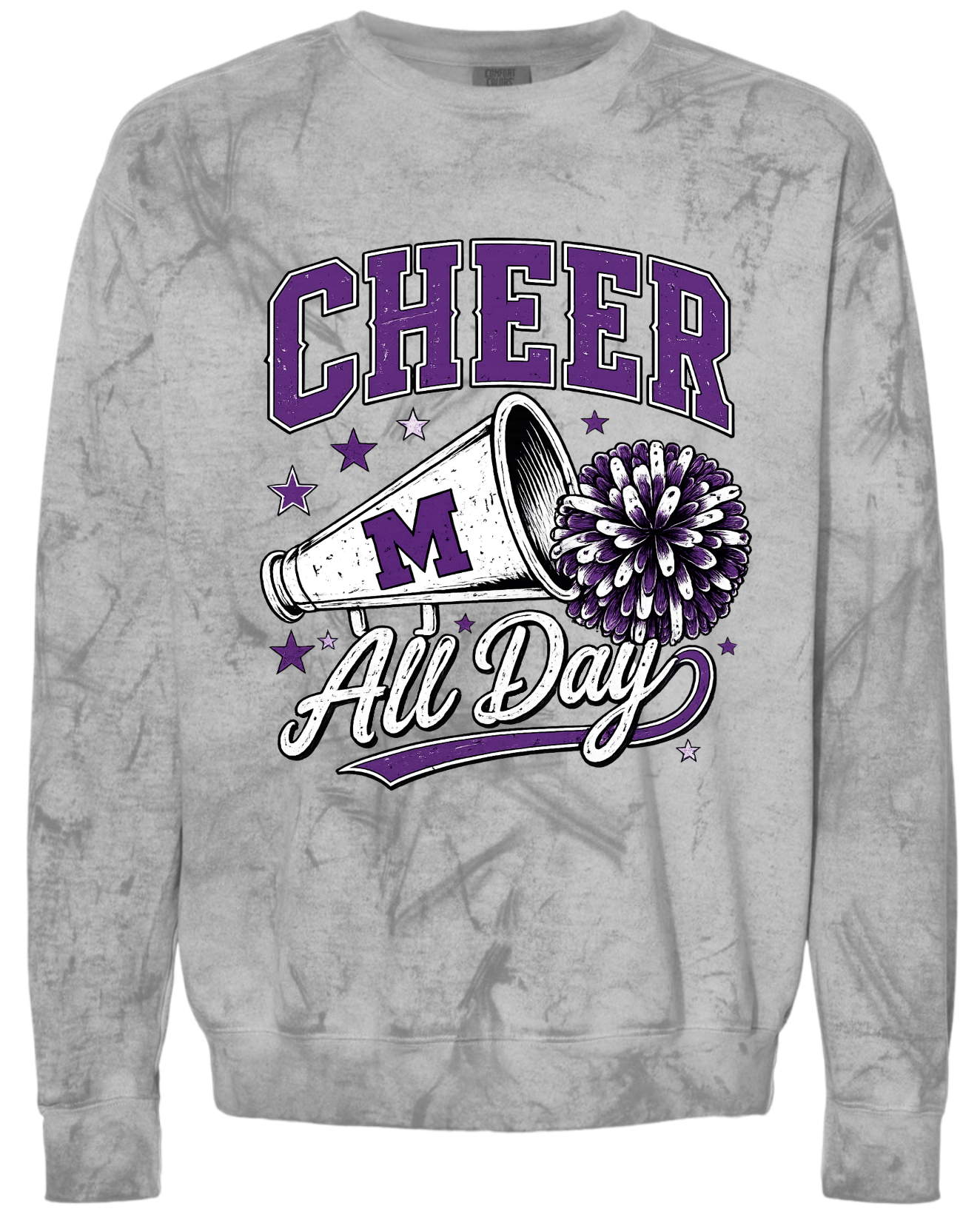 Crew Neck - Smoke - Cheer All Day