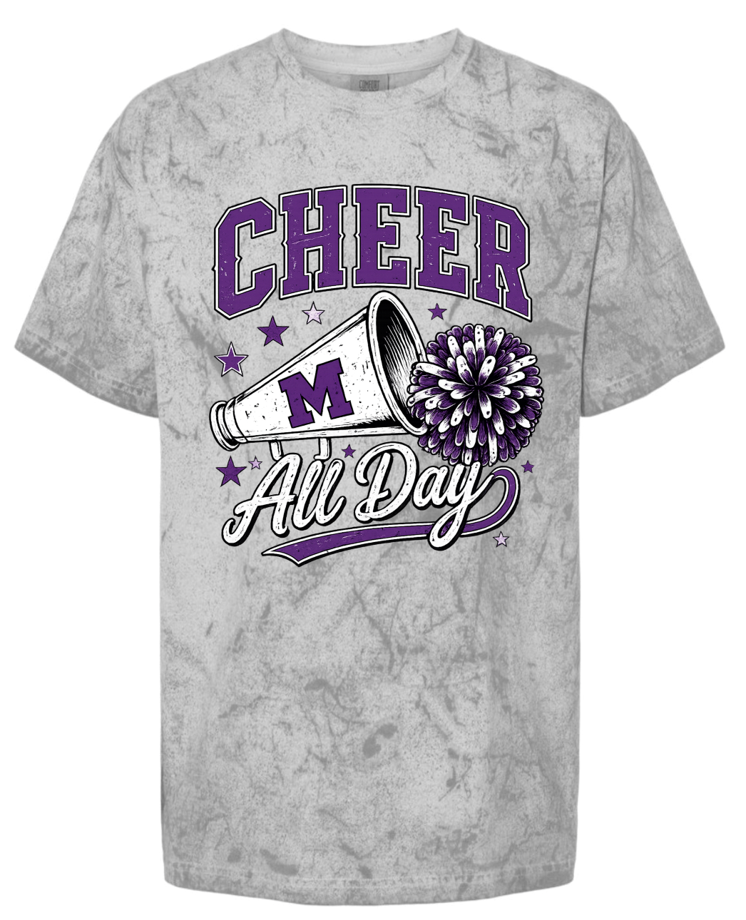 T-Shirt - Smoke - Cheer All Day