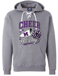 Hoodie lace - Sport Grey - Cheer All Day