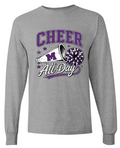 Long Sleeve - Sport Grey - Cheer All Day