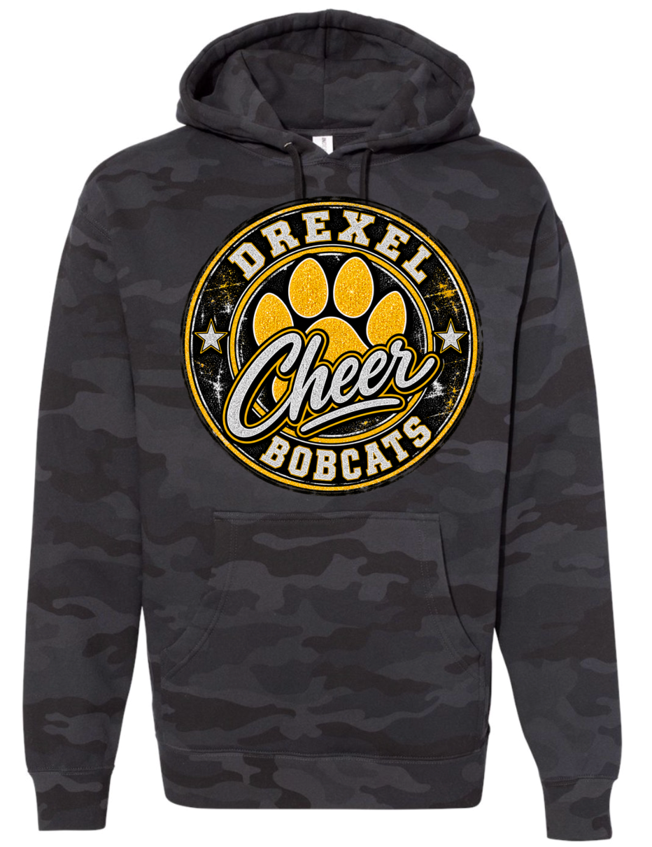 Hoodie - Black Camo - Circle