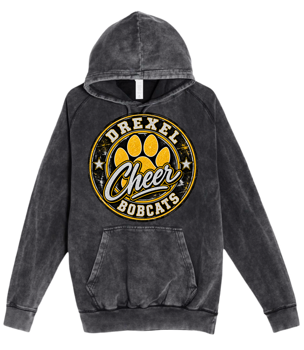 Hoodie - Charcoal Acid - Circle