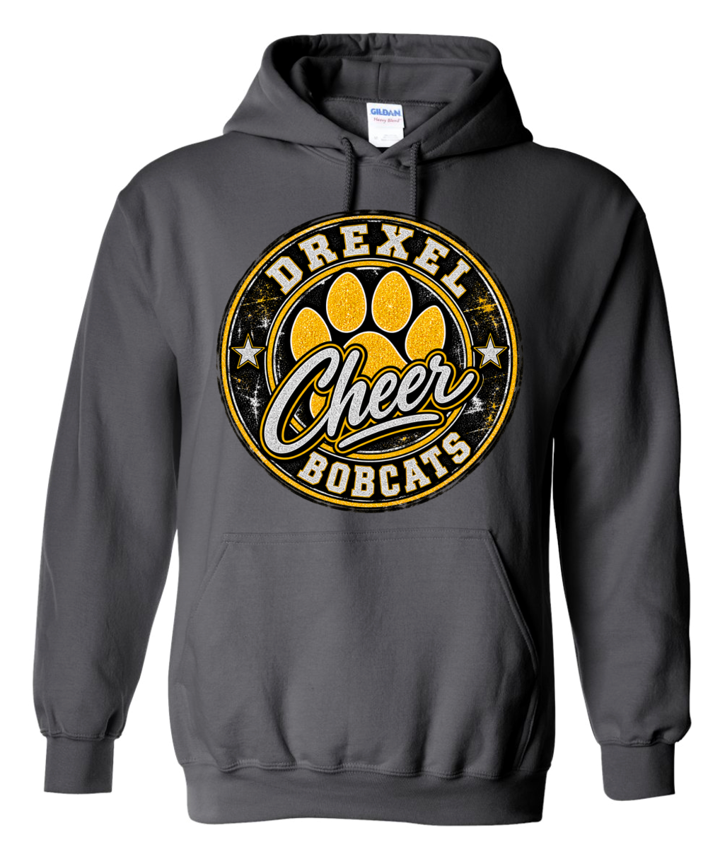 Hoodie lace - Charcoal - Circle