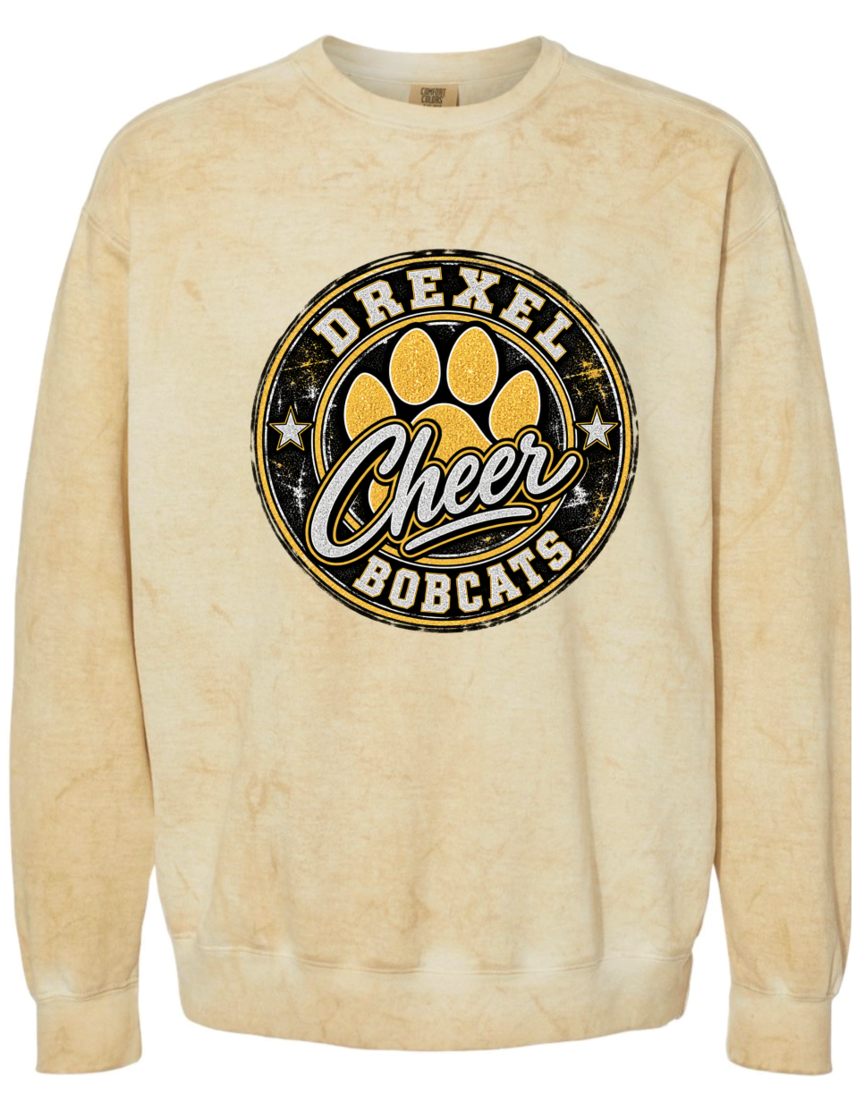 Crew Neck - Gold Smoke - Circle