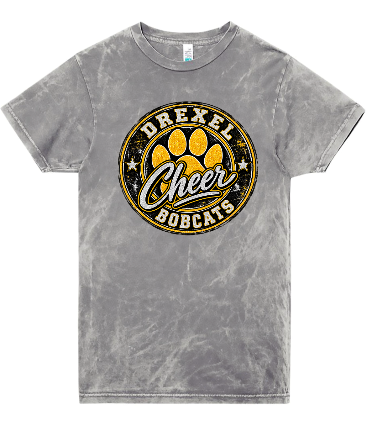 T-Shirt - Silver Acid - Circle