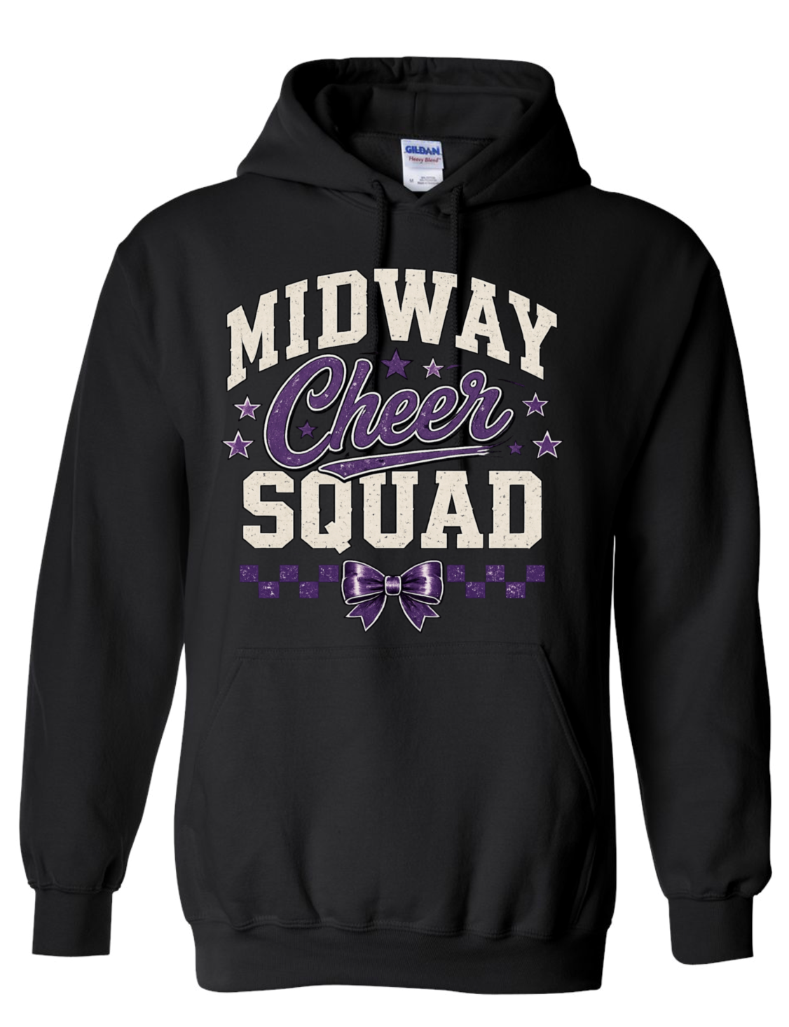 Hoodie - Black - Cheer Squad