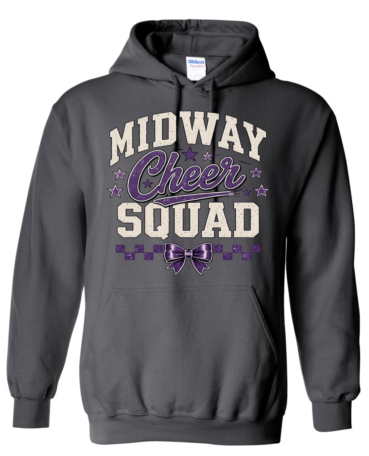 Hoodie - Charcoal - Cheer Squad