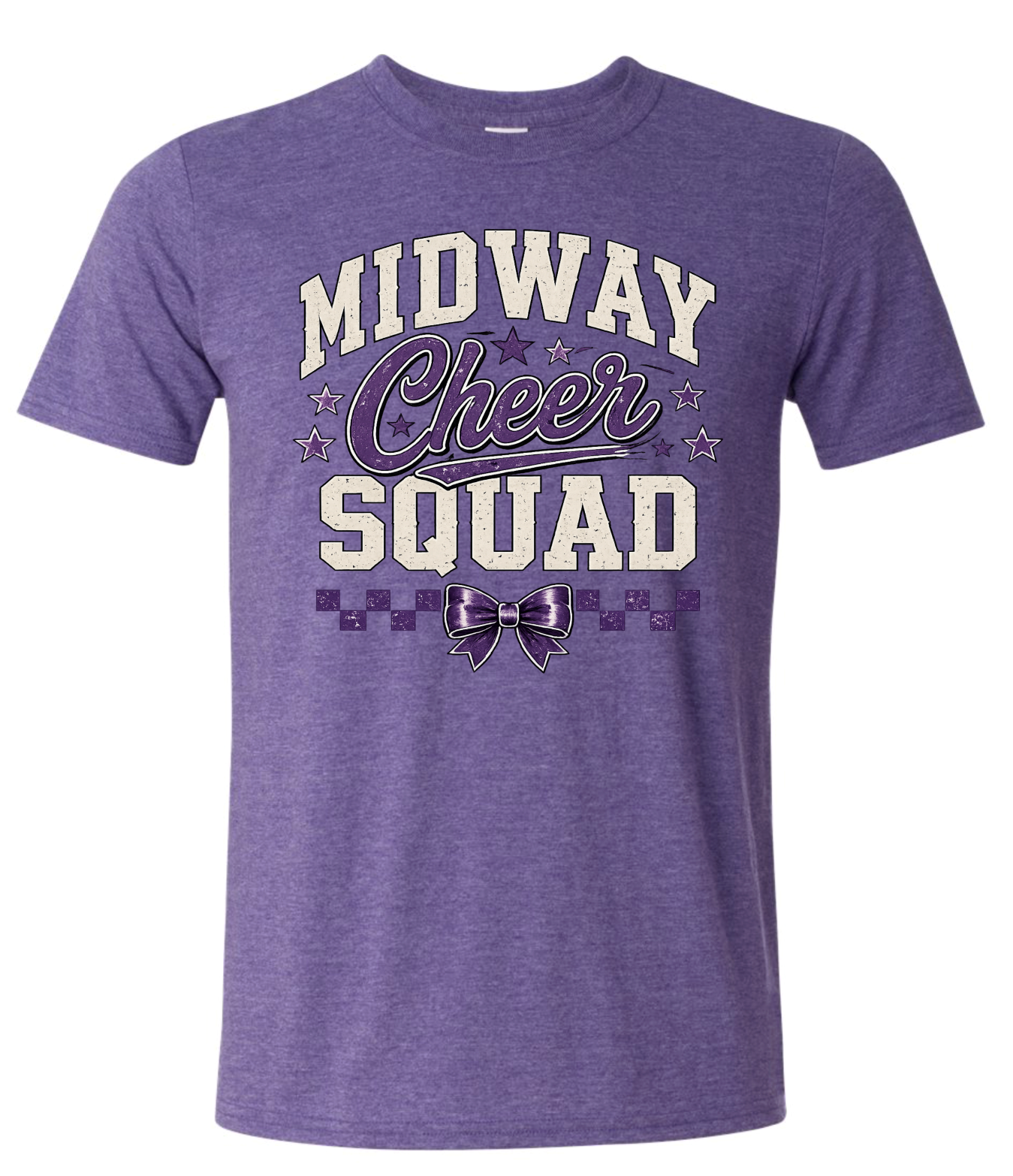 T-Shirt - Heather Purple - Cheer Squad