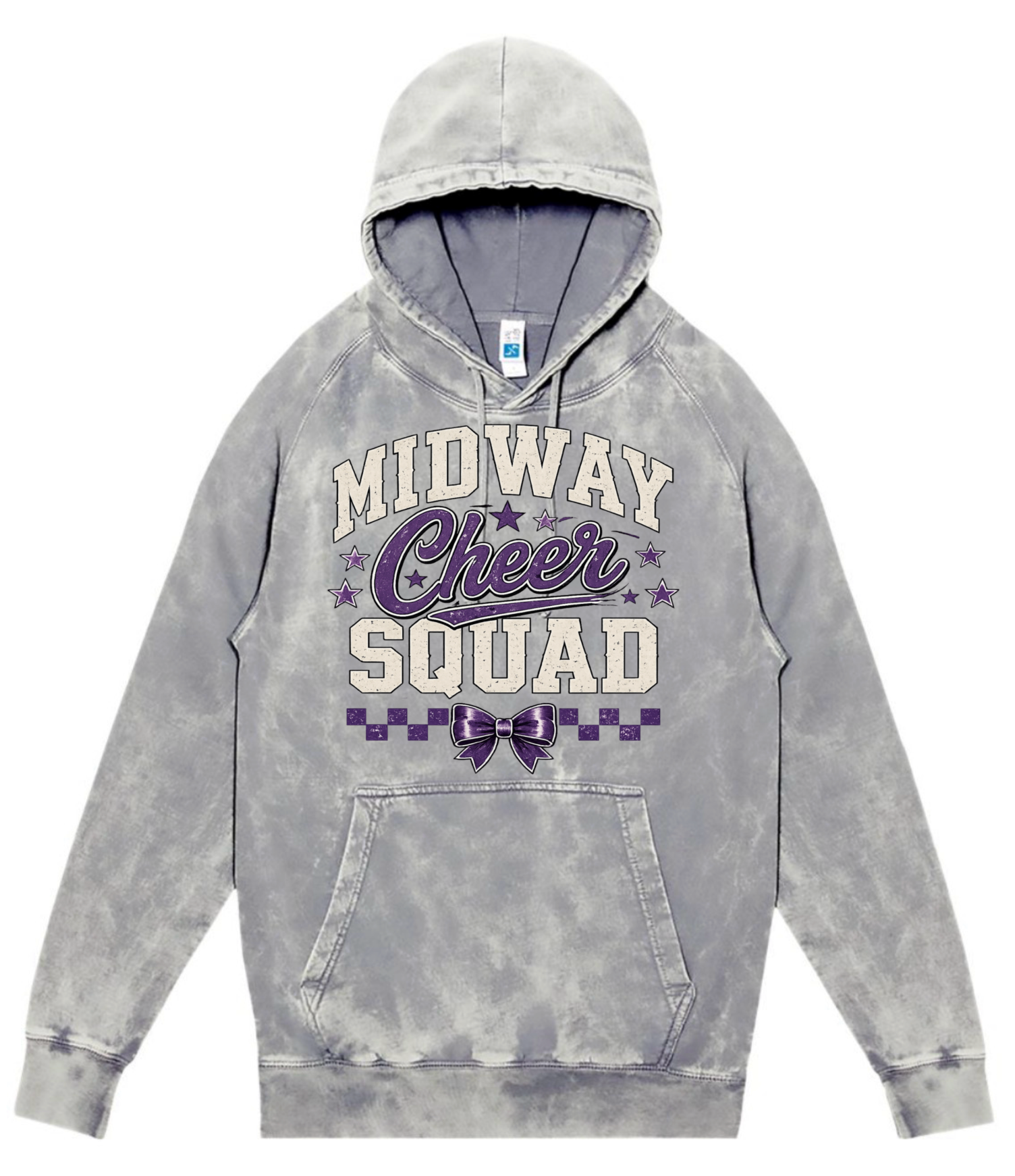 Hoodie - Silver Acid - Cheer Squad