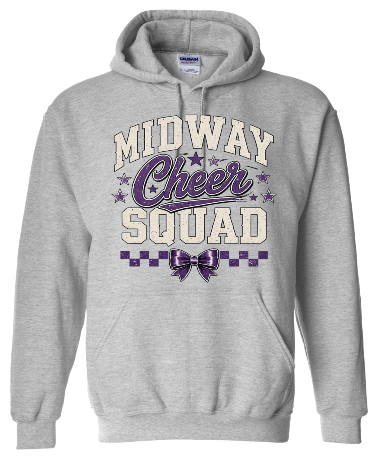 Hoodie - Sport Grey - Cheer Squad